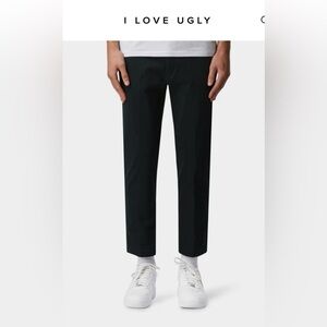 I Love Ugly Slim Kobe Pant Dark Green Pants , size Large